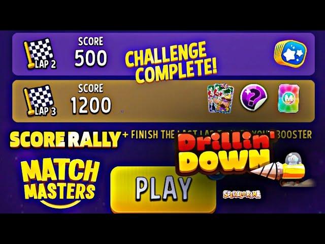 Drillin down spical orama very esey frist try Compelete | match masters solo 1200 score