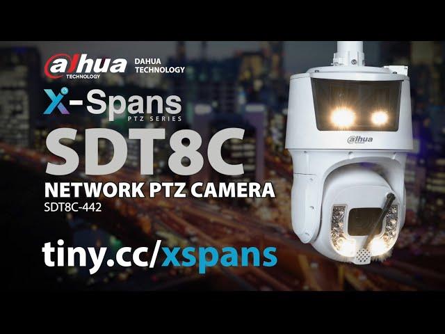 Dahua X-SPANS SDT8C-442 Network PTZ Camera : New Industry PoE++ Industry Game Changer