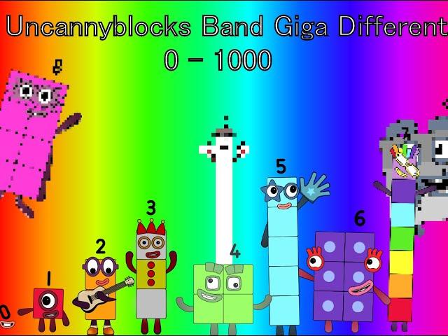 (My Most Popular Views) Uncannyblocks Band Giga Different Series 1 (Not made for kids)