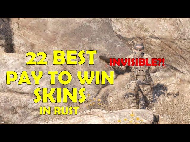 22 THE MOST PAY TO WIN SKINS IN RUST 2024 *YOU NEED TO KNOW!*