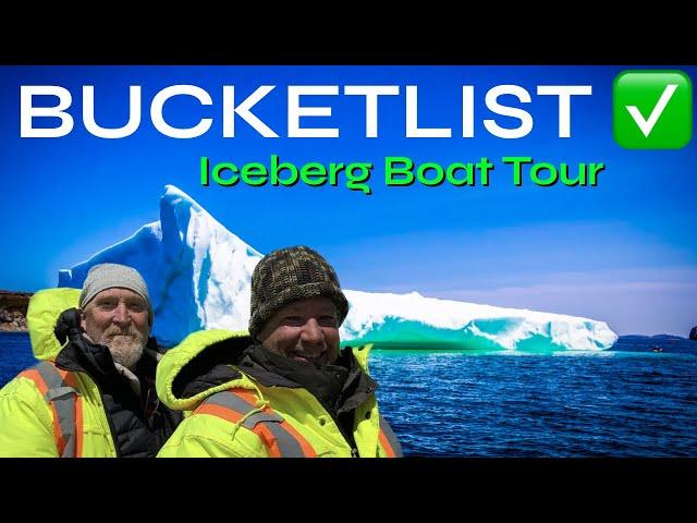 THE ICEBERG CAPITAL OF THE WORLD..Touring ICEBERGS by boat in Twillingate, NEWFOUNDLAND!!!