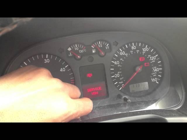 How To Reset Service Indicator Light on a Volkswagen Simple Easy Steps