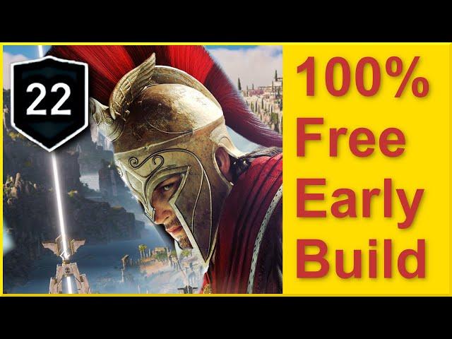 Assassins Creed Odyssey - 100% Free - 1 Million Damage - Best Early Build 2023 - Free to play build!