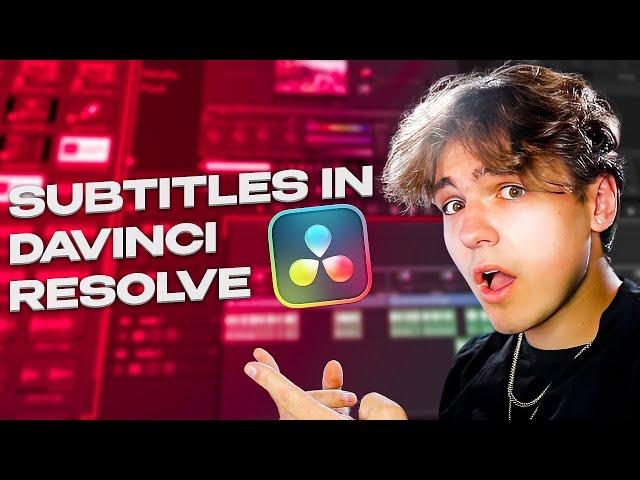 How to Make PROFESSIONAL Subtitles for Your Videos - Davinci Resolve (2024)