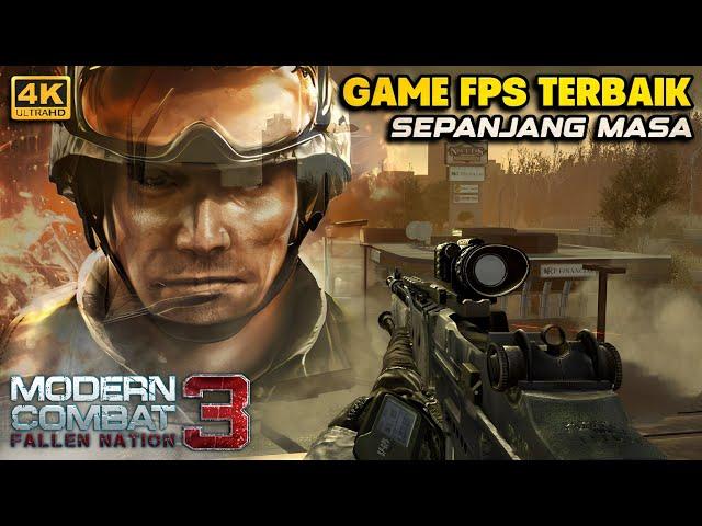 GAME FPS OFFLINE TERBAIKㅣMODERN COMBAT 3: FALLEN NATIONㅣIOS GRAPHICSㅣMISSION 10 GAMEPLAY