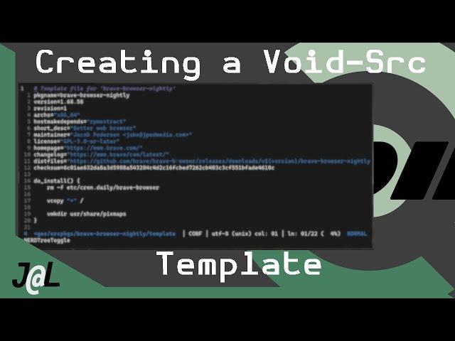 Building a Void-src template for Brave