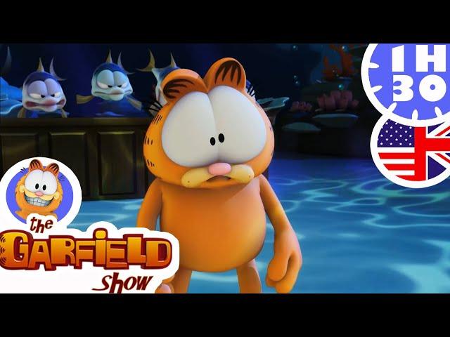  Garfield learns about different fish !  FUNNY COMPILATION HD