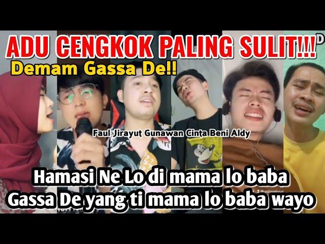 Demam Gassa De‼️Adu Cengkok Tersulit Anak DA dan LIDA Lagu Hamasi ne Lo di mama lo baba1 napas Aja?