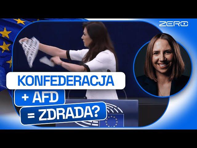 KONFEDERACJA W SOJUSZU Z AFD? ANNA BRYŁKA O BLOKOWANIU PRAWICY W PARLAMENCIE EUROPEJSKIM.