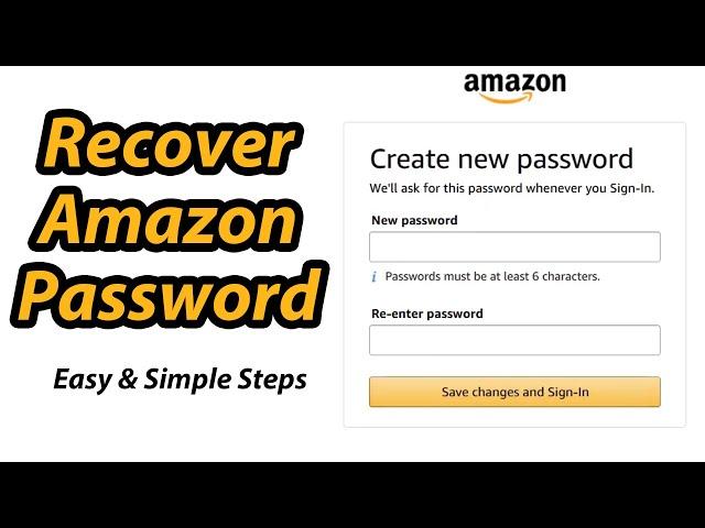 Recover Amazon Password Help 2021 | Forgot Password? EASY Steps To Reset Amazon.com Account Password