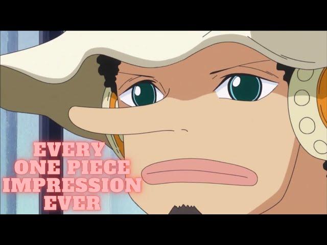 One Piece Impressions | All imitations Luffy Zoro Nami Chopper Usopp Sanji Robin funny moments