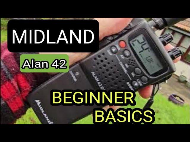 Midland Alan 42 DS - Latest Model 2024 Beginner Basics