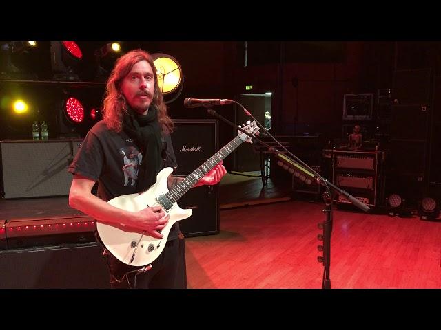 Opeth's Mikael Akerfeldt showing off his SYNERGY RIG–Touring with SYNERGY