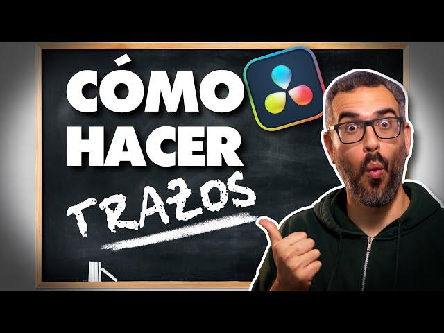 Cómo ANIMAR TRAZOS en DaVinci Resolve [¡EL MÉTODO MÁS FÁCIL!] 