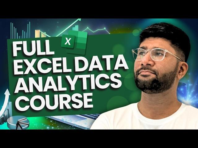 Complete Excel Data Analytics Course 2025 | Master Pivot Table, Power Query, Power Pivot & DAX