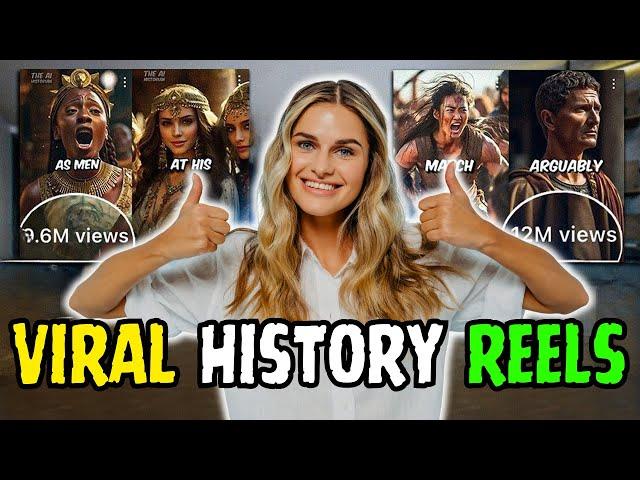 Create Viral History Reels & Shorts Using Free AI Tools In 10 Mins. #viralreels #makemoneyonline