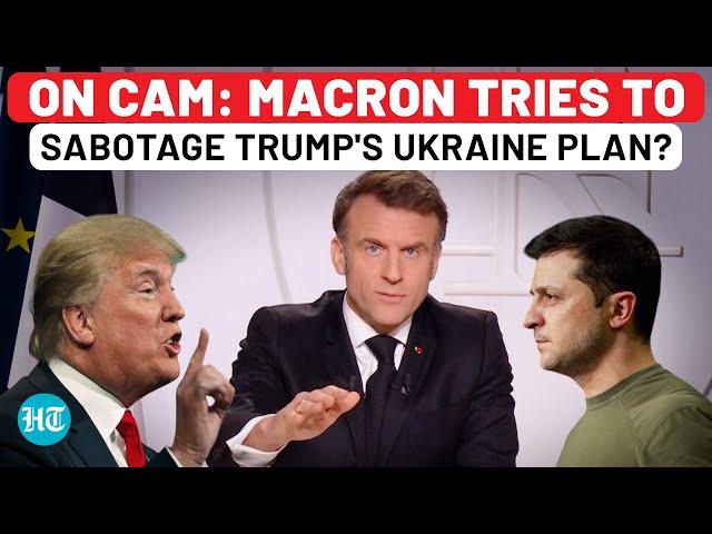 On Cam: Macron Publicly Tries To Sabotage Trump's Ukraine Peace Plan Hours Before EU Summit?| Russia