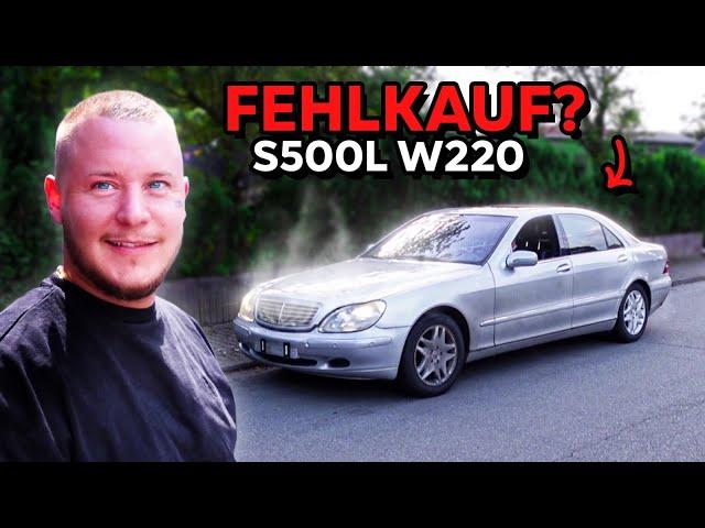 Billigsten S500L ohne Batterie&Motorstart blind gekauft/ Läuft die V8 S-Klasse?