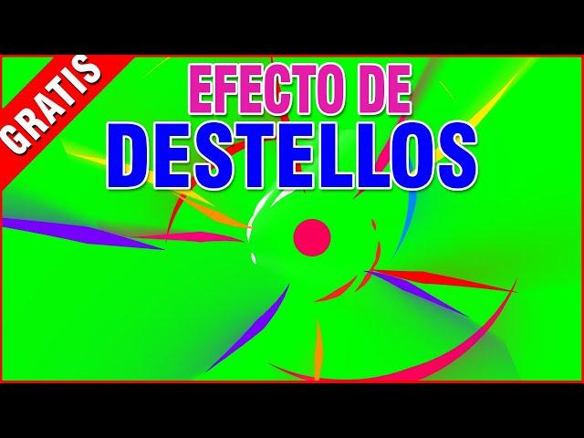 Green Screen Shapes Animation - Destellos en Pantalla Verde GRATIS | Green Screen MX