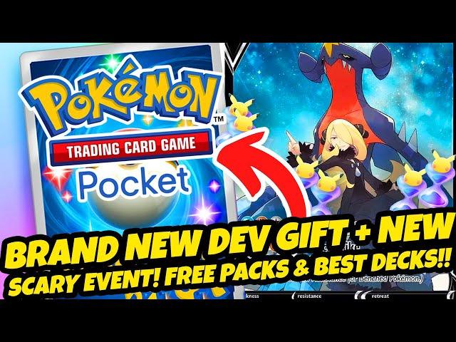 *BRAND NEW DEV GIFT! + NEW SCARY EVENT!* + FREE PACKS & BEST NEW DECKS GUIDE!! (Pokemon TCG Pocket