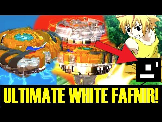 ULTIMATE WHITE  FAFNIR F3! BEYBLADE BURST EVOLUTION APP SHOWCASE! FREE QR CODE!