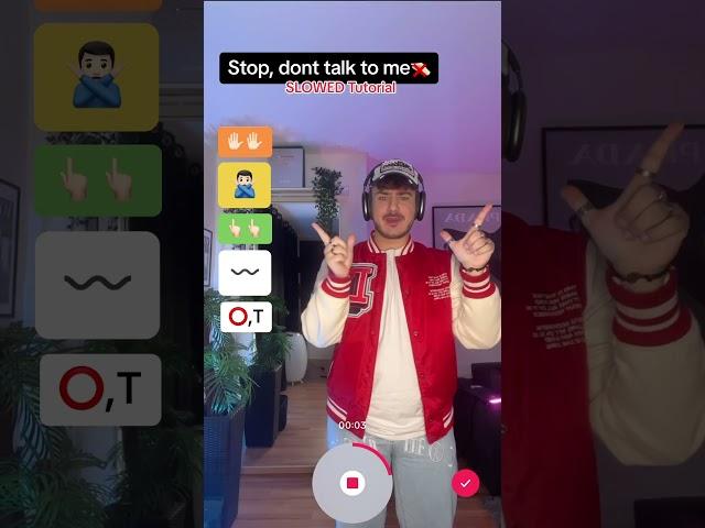 Stop, dont Talk to me - SLOWED Tutorial ‍️ #dance #foryou #tutorial