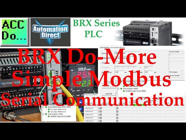 BRX Do-More Simple Modbus Serial Communication