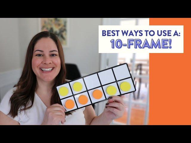 Teach Math with a Ten Frame // How to use 10 Frames in Kindergarten, 1st, and 2nd Grade!