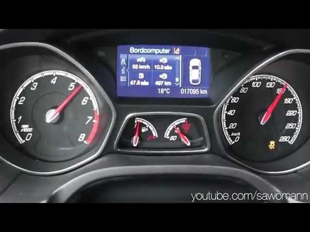 2013 Ford Focus ST 250 HP 0-100 km/h & 0-100 mph Acceleration GPS