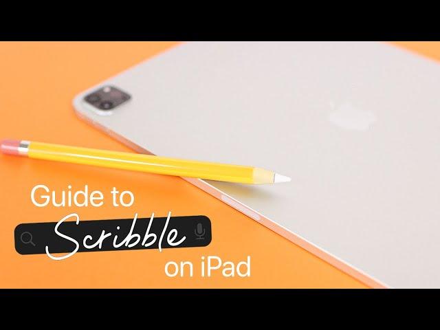 How to use Scribble on iPad
