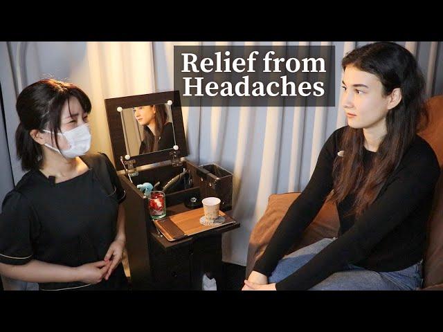 Headache Healing & Brain Melting Head SPA done by Japanese Pro ASMR