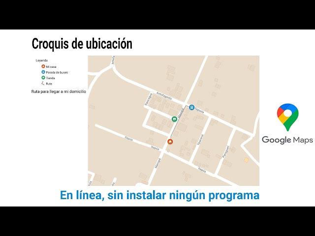 Crear un mapa sencillo (o croquis) directamente en Google Maps