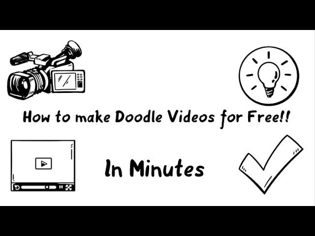 How to make Doodle Videos in 2 minutes | The Free Tutorial