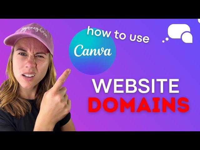 How to Use Canva Website Domains? #canva #domainregistration