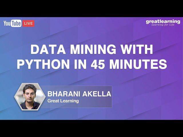 Data Mining with Python | Data Mining For Beginners | What is Data Mining | Great Learning