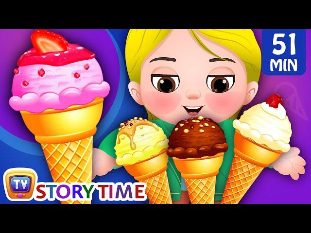 Greedy Little Cussly - Ice Cream and Many Bedtime Stories for Kids in English | ChuChuTV Storytime