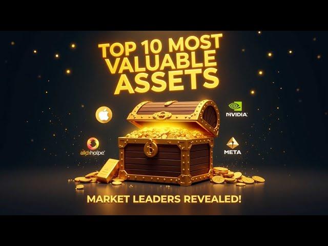 Top 10 Most Valuable Assets in the World | Gold, Tech Giants, and Market Leaders