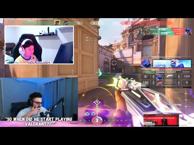 SEN Tarik react to LIL PRX F0rsaken (10 YR OLD) AGAINST RADIANTS...