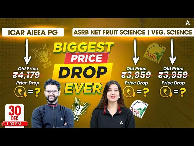 ICAR AIEEA PG & ASRB NET 2024 | Fruit Science & Veg. Science | Biggest Price Drop Ever 