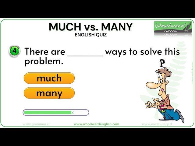 MUCH vs. MANY English Quiz | Can you get 20/20 correct? | Learn English Grammar Test