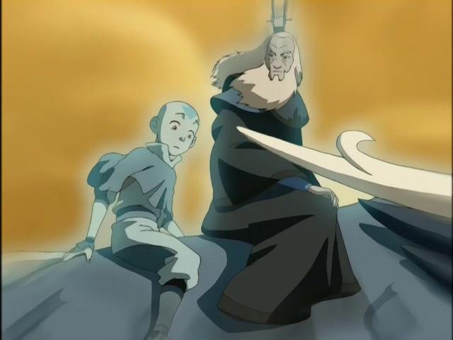 Roku explains the Avatar State to Aang [HD]