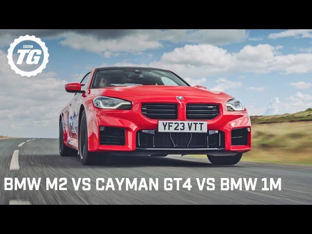 FIRST DRIVE: BMW M2 – 454bhp RWD Manual Coupe + Cayman GT4 & BMW 1M Comparison | Top Gear