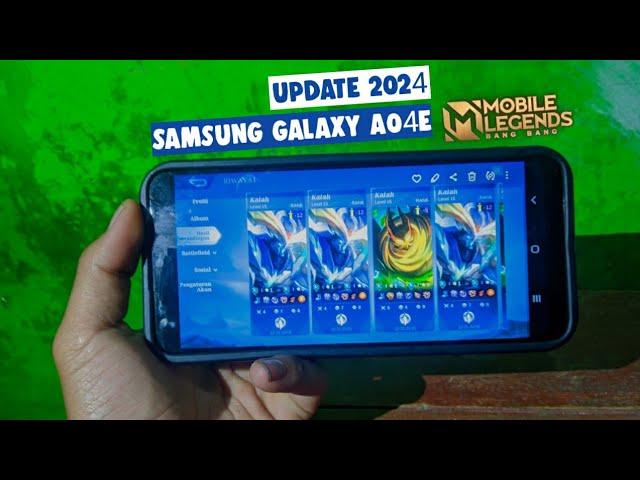 Test Game Mobile Legends Di Hp samsung Galaxy A04E Update 2024 Wort It?