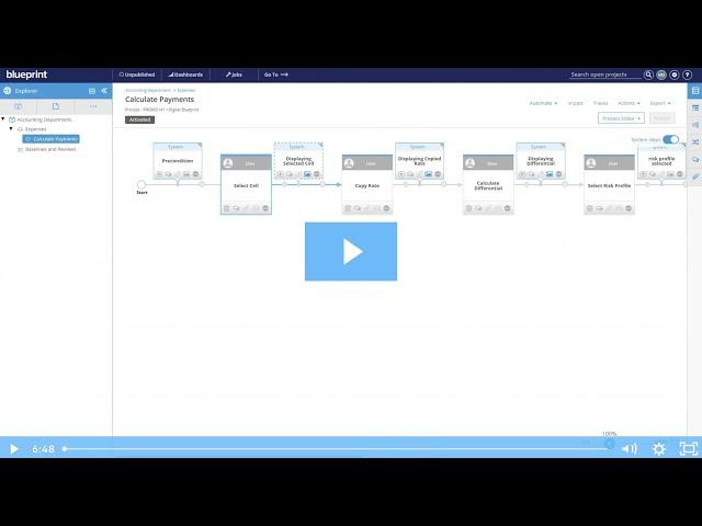 Product Demo  Hyperautomation with Blueprint and Microsoft Power Automate