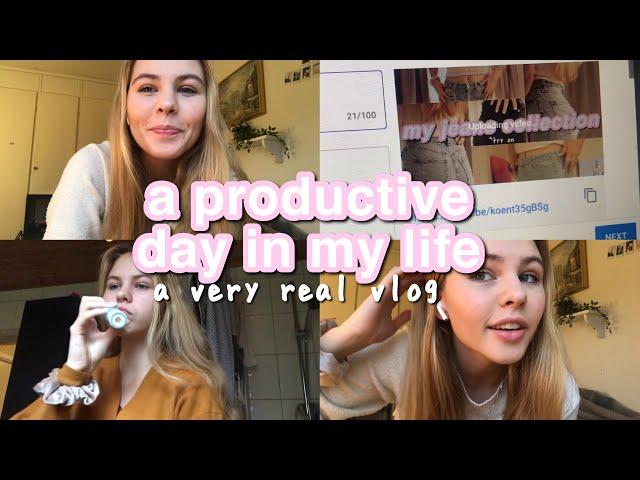 a productive day in my life (a very real vlog)