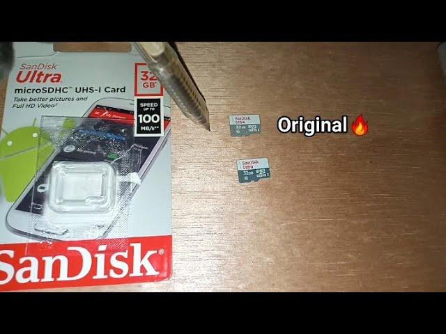 ORIGINAL 32GB MEMORY CARD VS FAKE