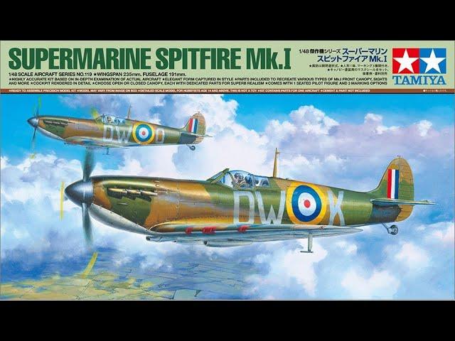 Supermarine Spitfire Mk.I : In Box Review : Tamiya : 1/48 Scale