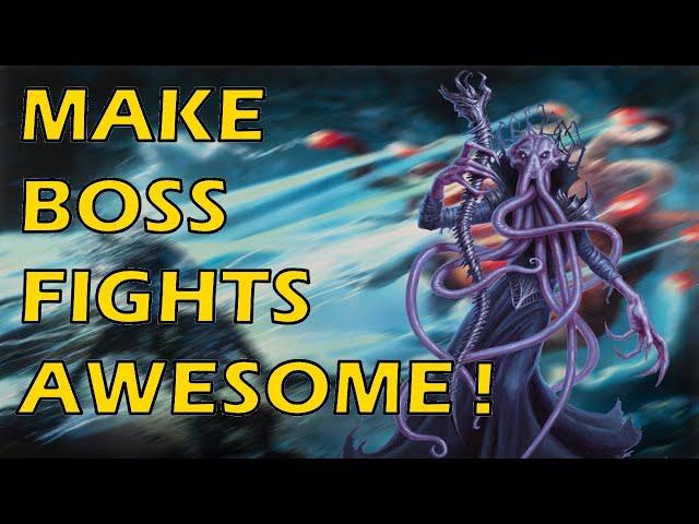 5 Ways We Can Make Boss Fights Awesome! | Quick DM Advice