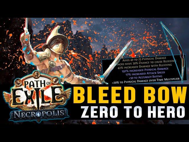 Bleed Bow Gladiator - From Zero to Hero - SSF Journey | Part 1 | Path of Exile 3.24