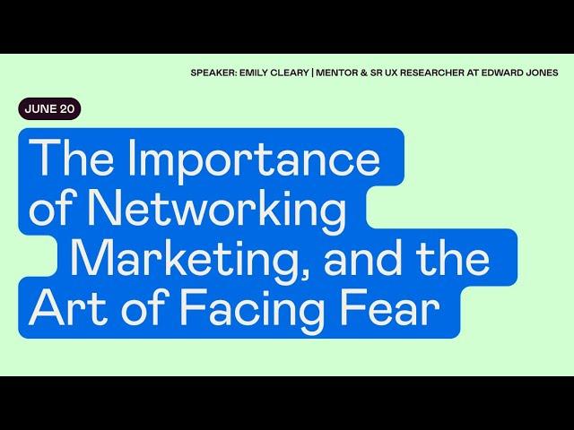 Just Show Up: The Importance of Networking Marketing and the Art of Facing Fear